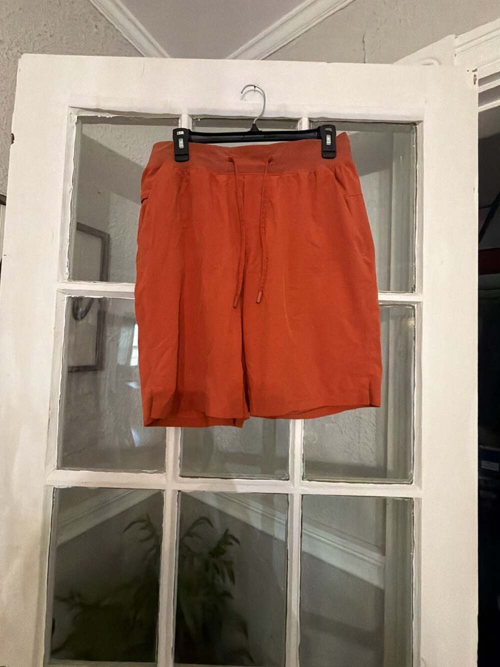 Lululemon Athletica Dynamic Time Short Orange Drawstring Athletic Shorts